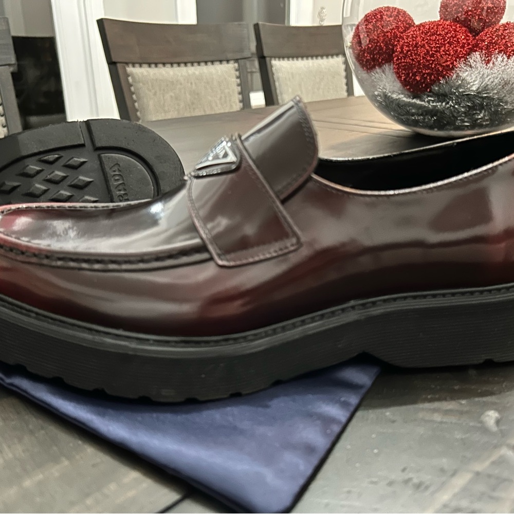 Prada unisex loafers size 10. $300 - Picture 6 of 9